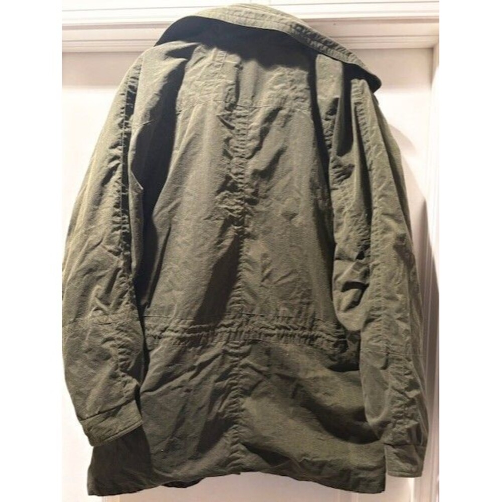 Vintage NORSKA Green Ski Hike Full Zip Snaps Parka Mens Size Medium Nordic - Picture 2 of 16